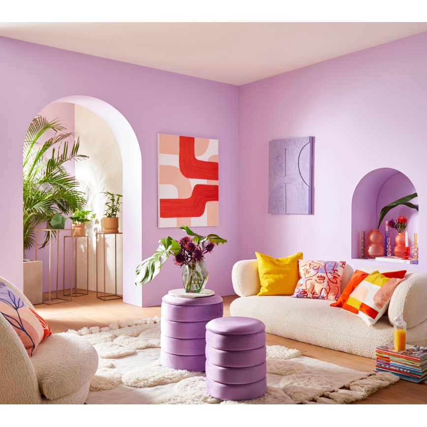 Eglo 420289 - Dekoratívny vankúš BERHALA 50x50 cm žltý