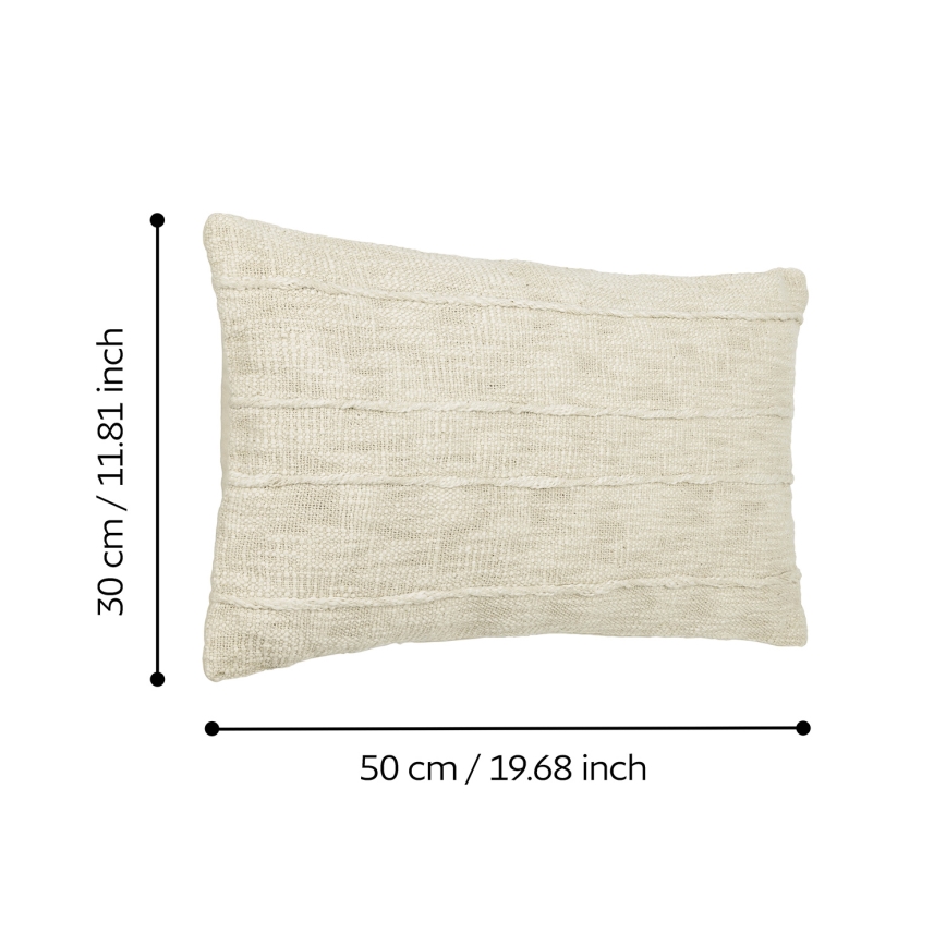 Eglo 420336 - Dekoratívny vankúš SHILABO 50x30 cm béžový