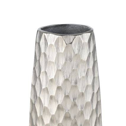 Eglo - Kovová váza 31x12 cm strieborná