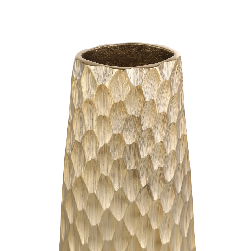 Eglo - Kovová váza 31x12 cm zlatá
