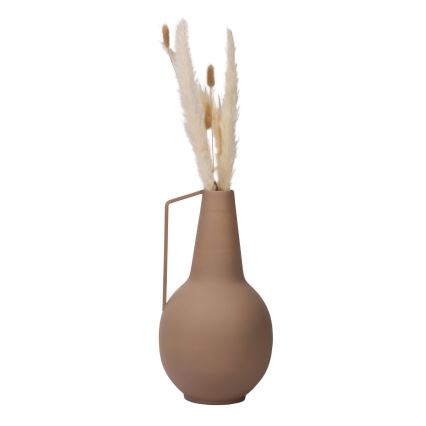 Eglo - Kovová váza 39x21 cm hnedá