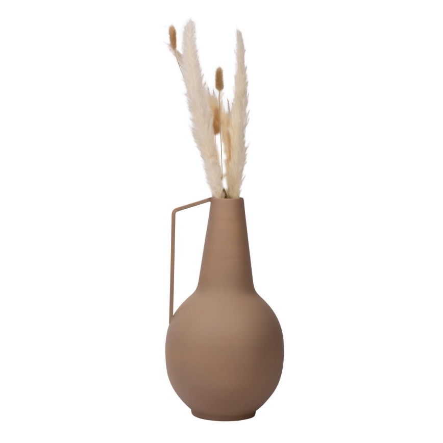 Eglo - Kovová váza 39x21 cm hnedá