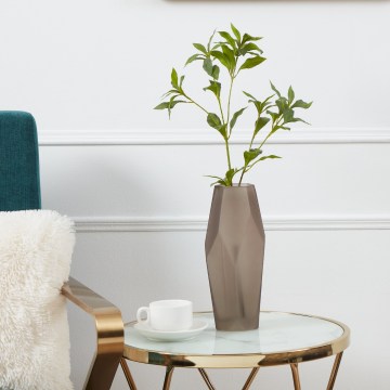 Eglo 421345 - Sklenená váza CLONONY 30x12 cm hnedá