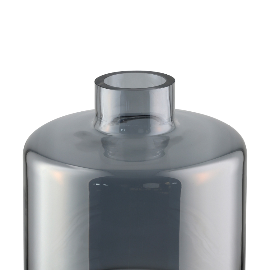 Eglo 421385 - Sklenená váza NABAS 24,5x21 cm čierna/dymová