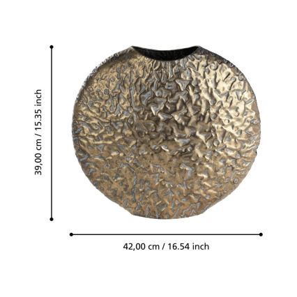 Eglo 421637 - Kovová váza LENGGENG 39x42 cm bronzová