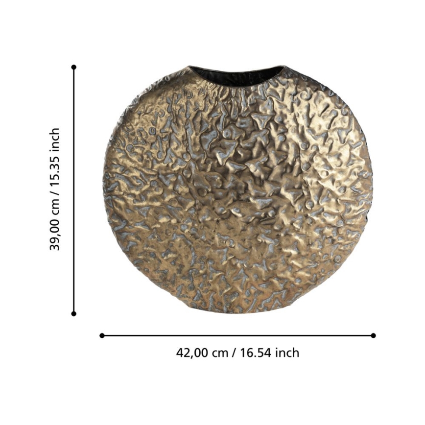 Eglo 421637 - Kovová váza LENGGENG 39x42 cm bronzová