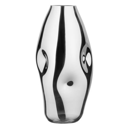 Eglo 421682 - Sklenená váza XIPORAI 28,5x14,5 cm lesklý chróm