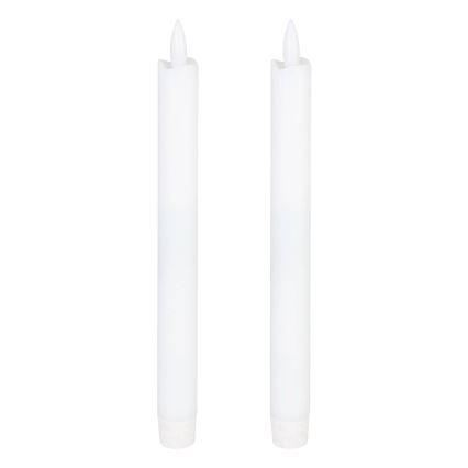 Eglo - SADA 2x LED Sviečka LED/1xAAA 24,5 cm biela