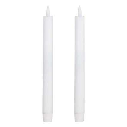 Eglo - SADA 2x LED Sviečka LED/1xAAA 24,5 cm biela