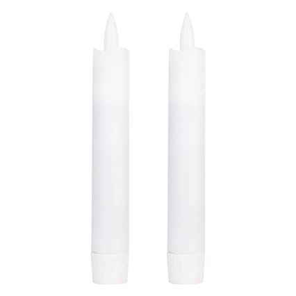 Eglo - SADA 2x LED Sviečka LED/1xAAA 15 cm biela
