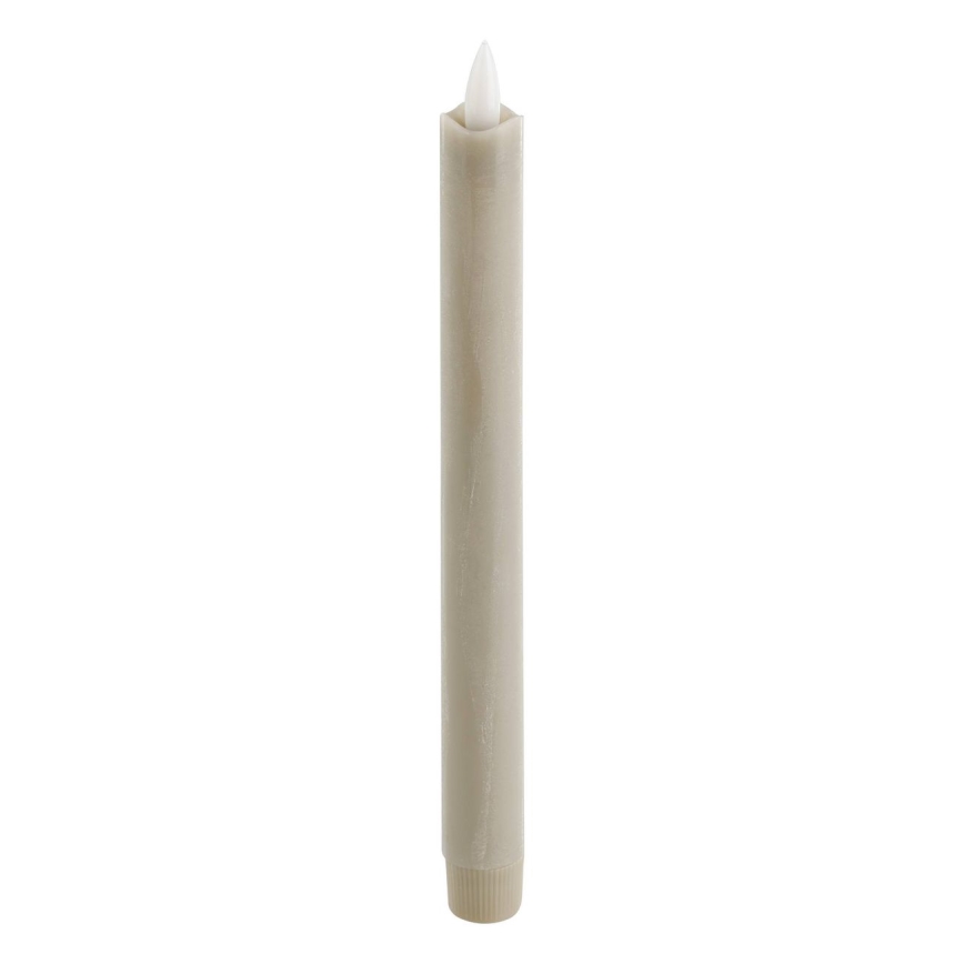 Eglo - SADA 2x LED Sviečka LED/1xAAA 24,5 cm béžová