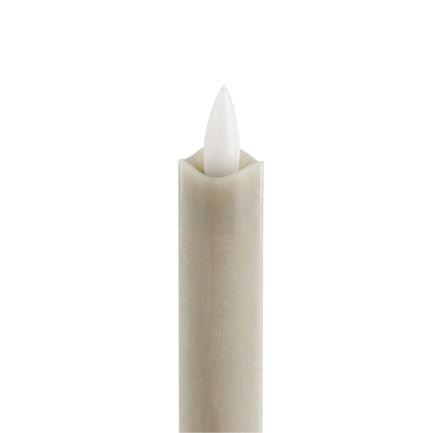Eglo - SADA 2x LED Sviečka LED/1xAAA 24,5 cm béžová