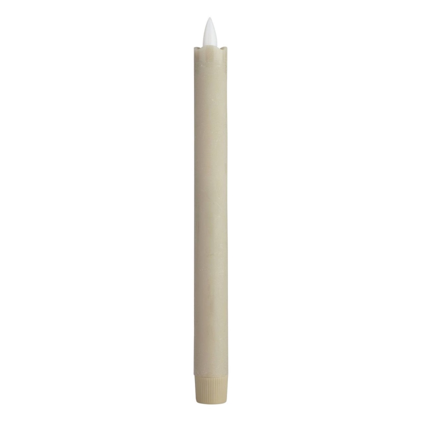 Eglo - SADA 2x LED Sviečka LED/1xAAA 24,5 cm béžová