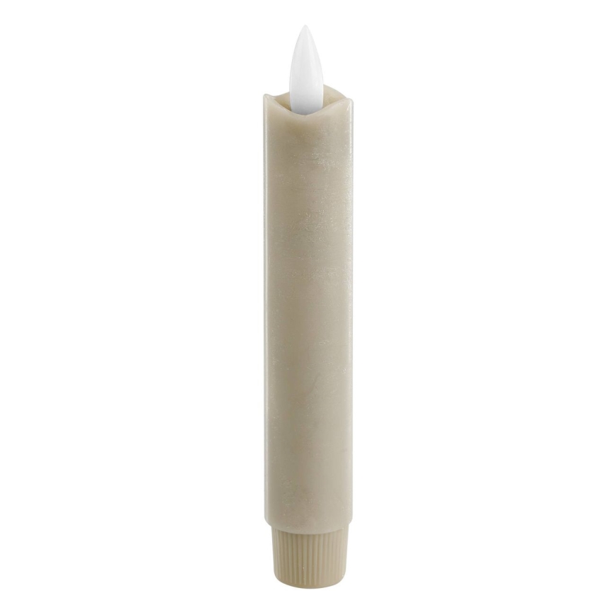 Eglo - SADA 2x LED Sviečka LED/1xAAA 15 cm béžová