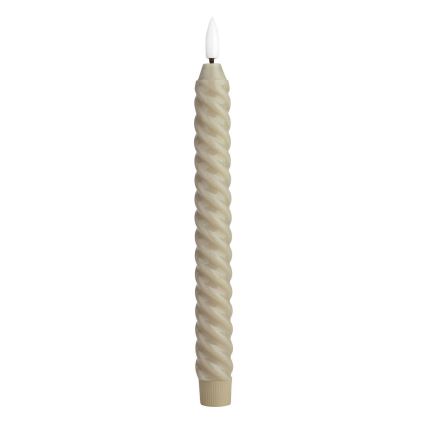 Eglo - SADA 2x LED Sviečka LED/1xAAA 24,5 cm béžová