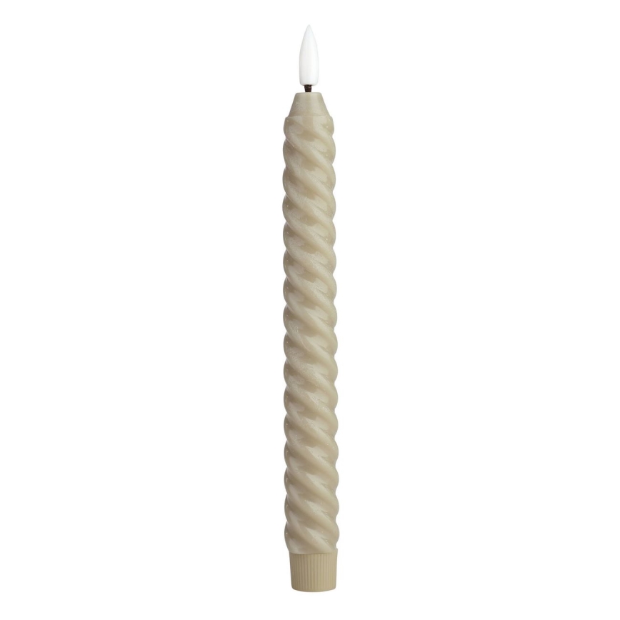 Eglo - SADA 2x LED Sviečka LED/1xAAA 24,5 cm béžová