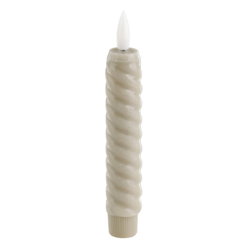 Eglo - SADA 2x LED Sviečka LED/1xAAA 15 cm béžová