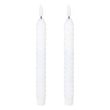 Eglo - SADA 2x LED Sviečka LED/1xAAA 25 cm biela