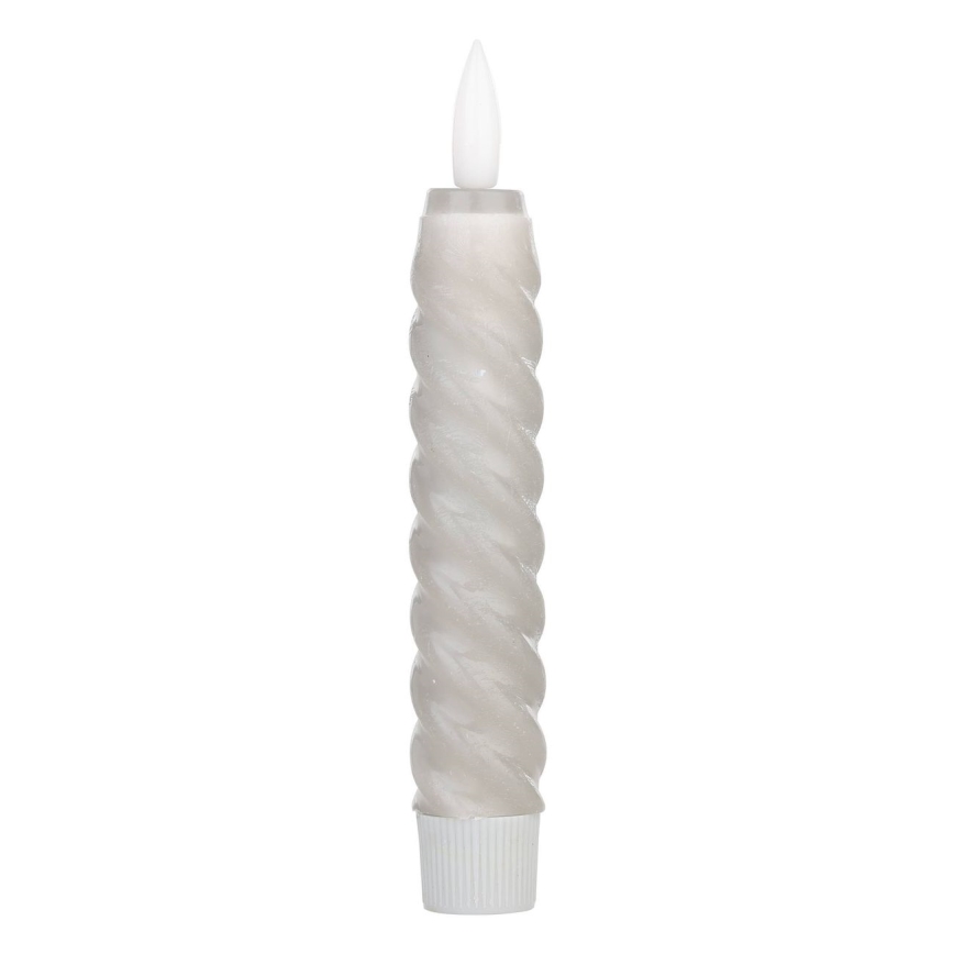 Eglo - SADA 2x LED Sviečka LED/1xAAA 15 cm šedá