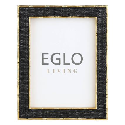 Eglo - Fotorámček 13x18 cm čierna/zlatá