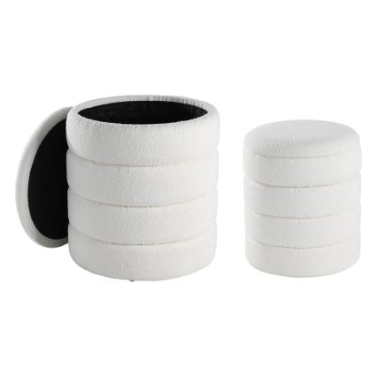 Eglo - SADA 2x Taburet pr. 33,5/40 cm biela