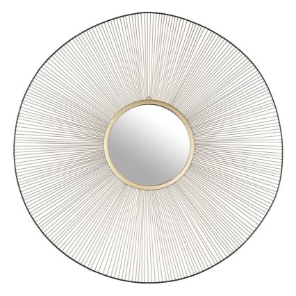 Eglo - Nástenné zrkadlo pr. 76 cm zlatá/čierna