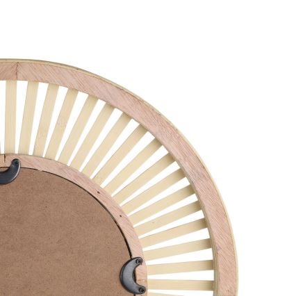 Eglo 425037 - Nástenné zrkadlo MITSUKE pr. 40 cm bambus