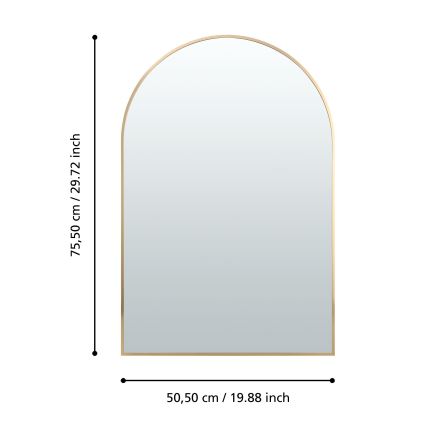 Eglo 425057 - Nástenné zrkadlo AMBERY 75,5x50,5 cm zlaté