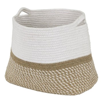 Eglo 426562 - Dekoratívny kôš TOYAMA 25x30 cm biela/béžová