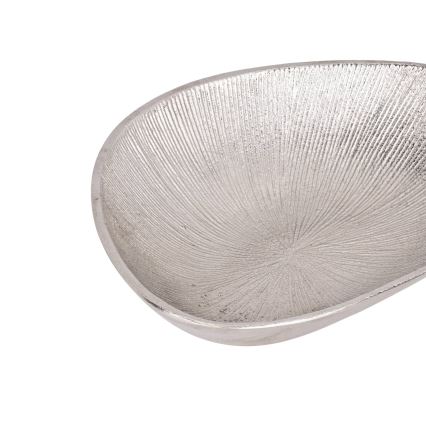 Eglo - Dekoračný podnos 17,5x24,5 cm strieborná
