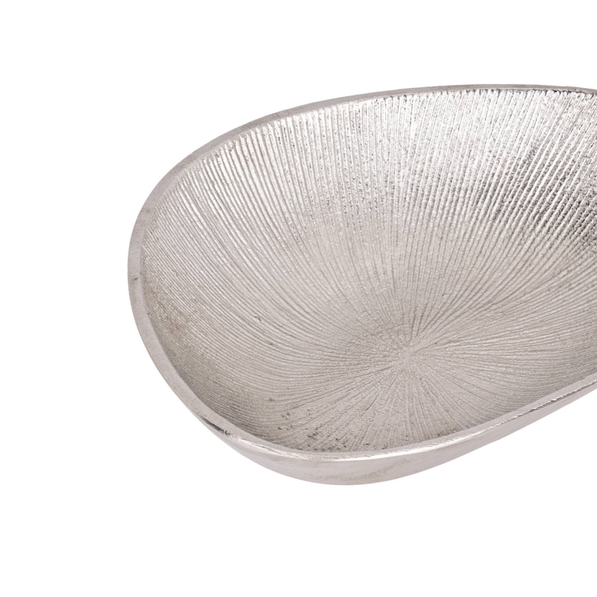 Eglo - Dekoračný podnos 17,5x24,5 cm strieborná