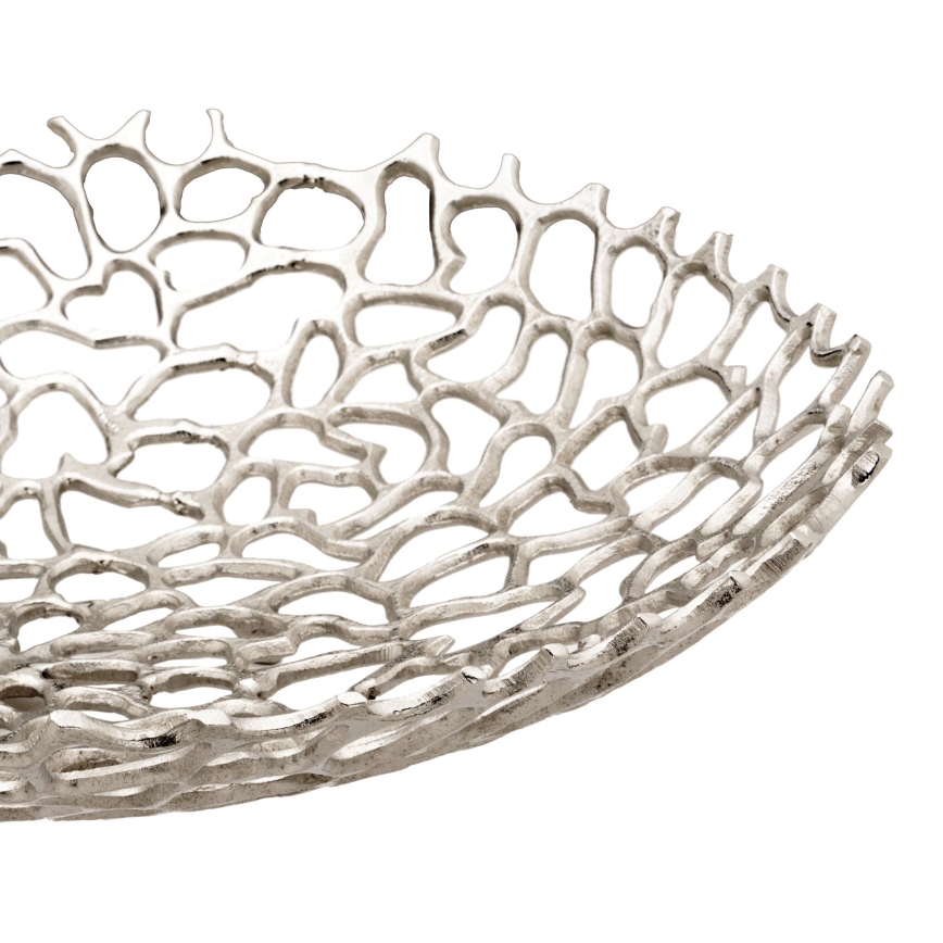 Eglo 427488 - Dekoratívna misa KIMITSU, priemer 45 cm, strieborná