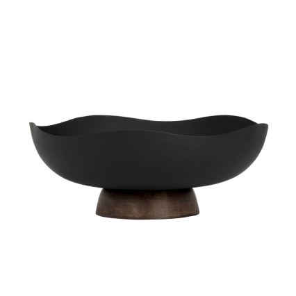 Eglo - Dekoračný podnos pr. 25 cm čierna