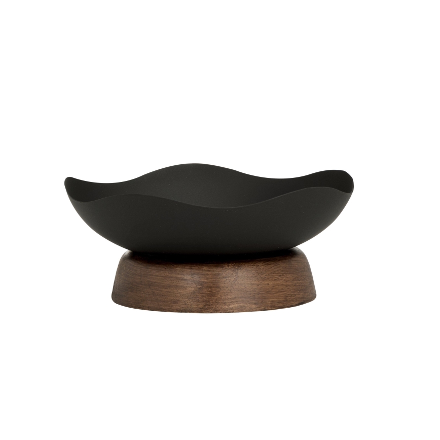 Eglo - Dekoračný podnos pr. 14,5 cm čierna