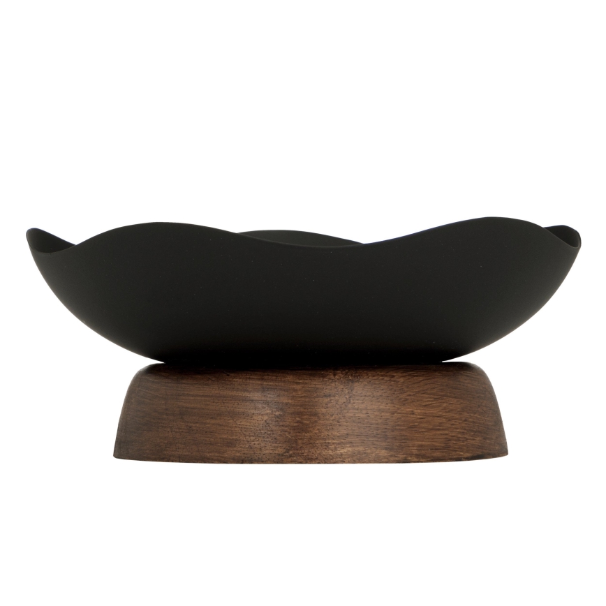 Eglo - Dekoračný podnos pr. 14,5 cm čierna
