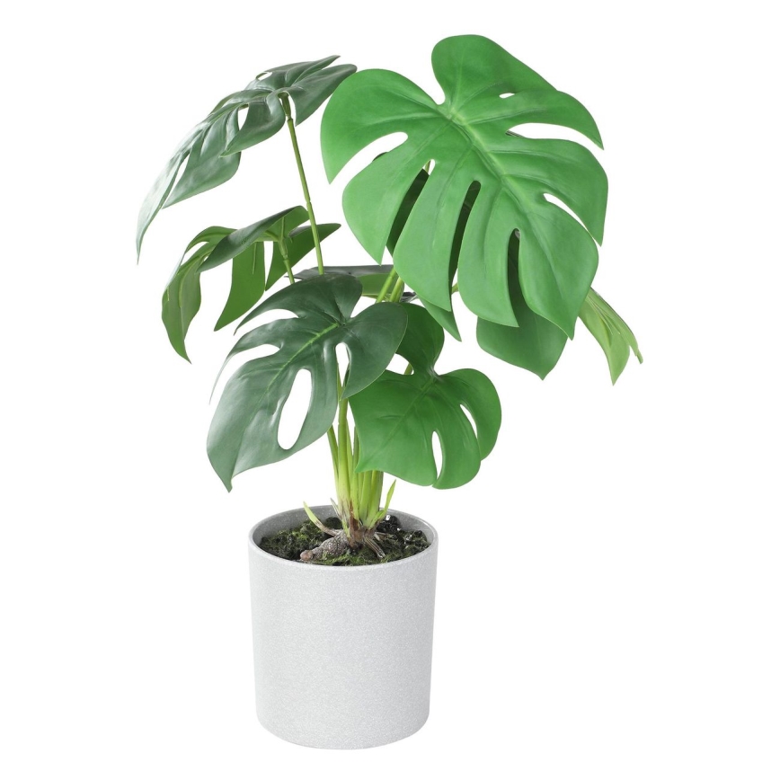 Eglo - Umelá rastlina v kvetináči 42x30 cm monstera