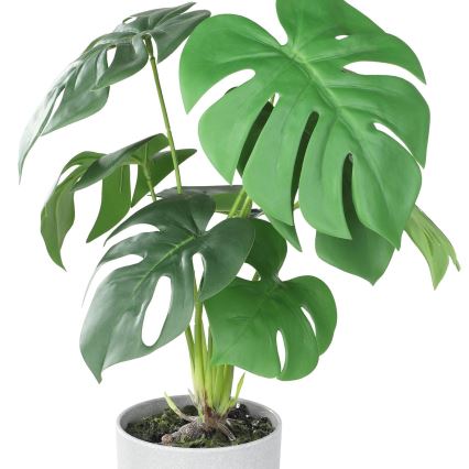 Eglo - Umelá rastlina v kvetináči 42x30 cm monstera