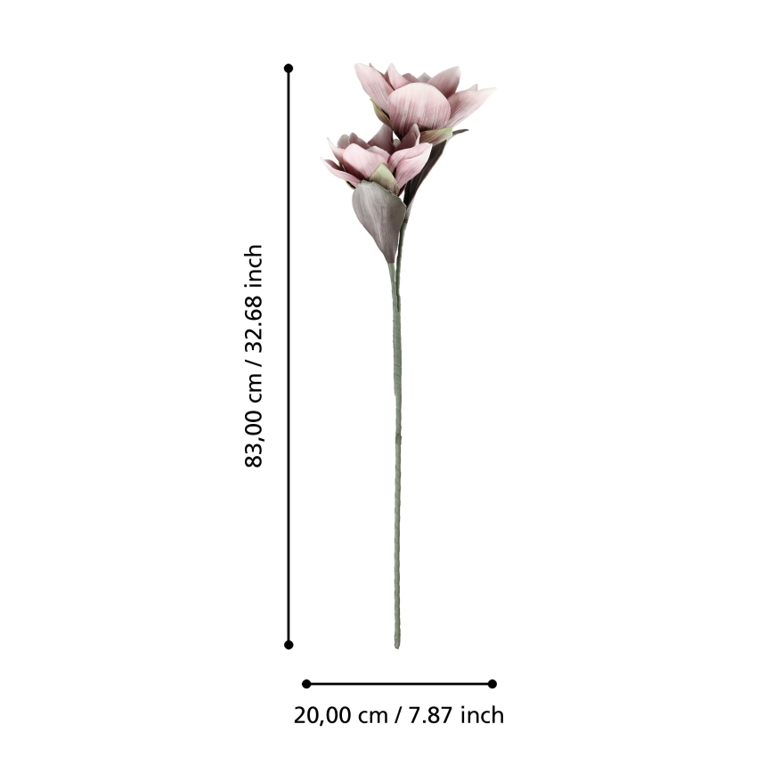 Eglo - Umelý kvet 83 cm ružová
