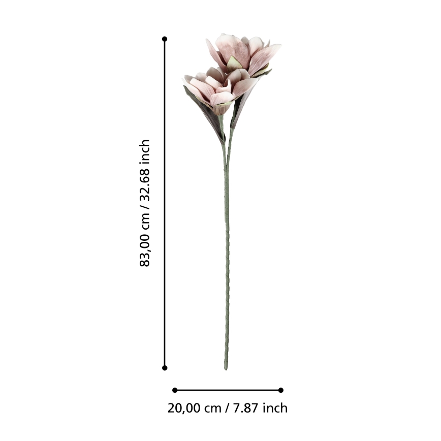 Eglo - Umelý kvet 83 cm ružová