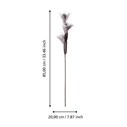 Eglo - Umelý kvet 85 cm fialová
