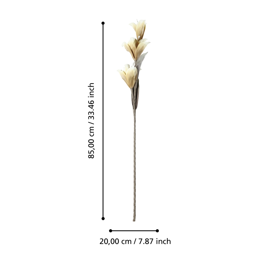 Eglo - Umelý kvet 85 cm žltá