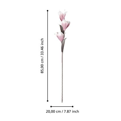 Eglo - Umelý kvet 85 cm ružová
