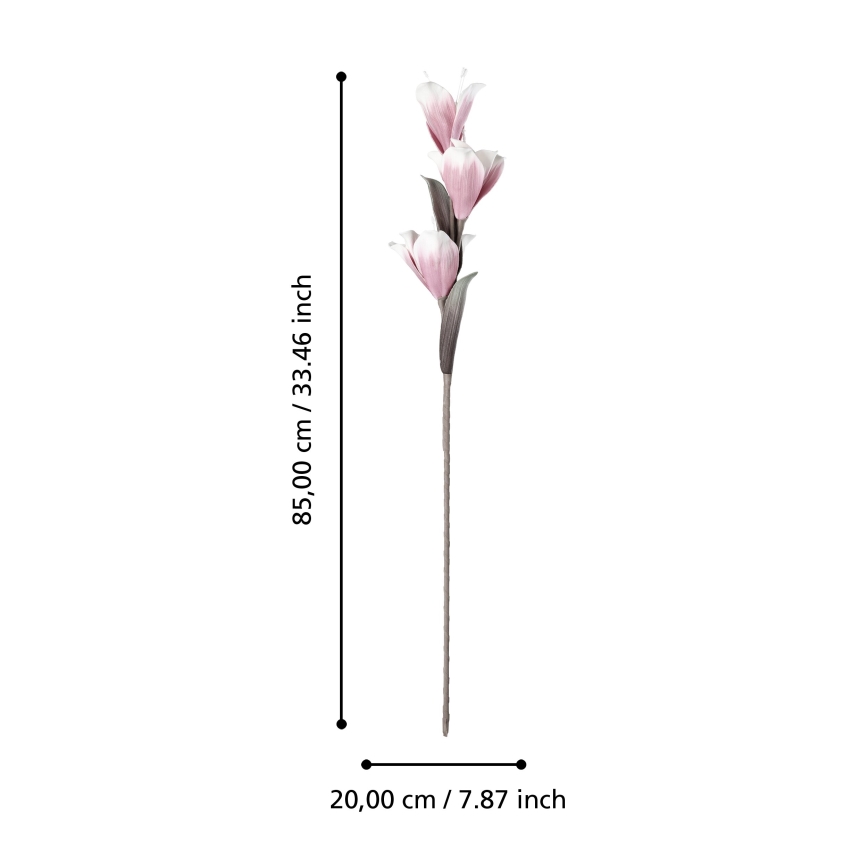 Eglo - Umelý kvet 85 cm ružová