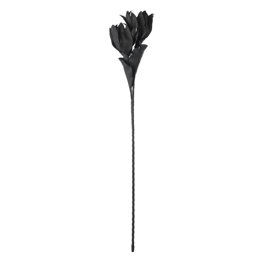 Eglo - Umelý kvet 90 cm čierna