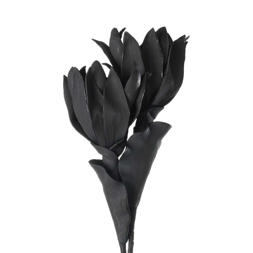Eglo - Umelý kvet 90 cm čierna