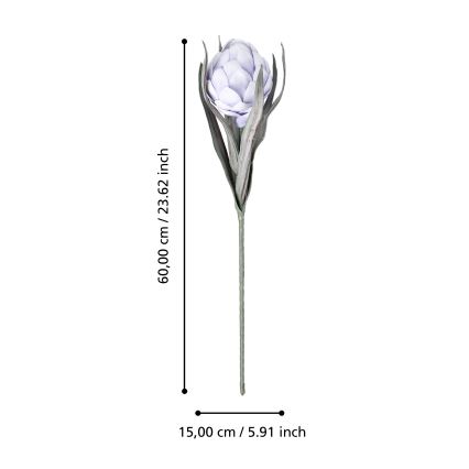 Eglo - Umelý kvet 60 cm fialová