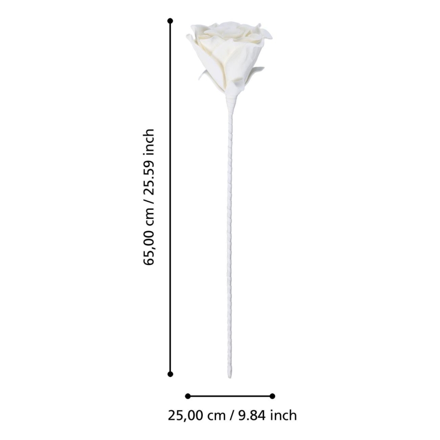 Eglo - Umelý kvet 65 cm biela