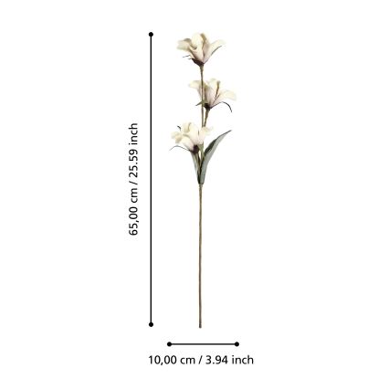 Eglo - Umelý kvet 65 cm béžová