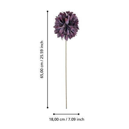 Eglo - Umelý kvet 65 cm fialová
