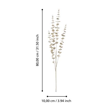 Eglo - Umelý kvet 80 cm zlatá